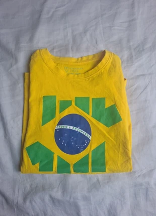 T-shirt style Brésil taille 11- 12 ans Primark, marca: Primark, estado: Muy bueno, tamaño: 12 años / 152 cm, 1,50 €, 2,28 € Protección al comprador incluida