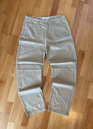 Bershka BAGGY jeans - beige, marke: Bershka, zustand: Neu, größe: W34 | DE 50, 20,00 €, 21,70 € inklusive Vinted-Käuferschutz