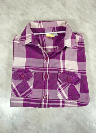 Chemise femme Roxy carreaux violets blancs coton casual vintage taille S Code 156, brand: Roxy, condition: Very good, size: S / 36 / 8, €9.00, €10.15 includes Buyer Protection Pro