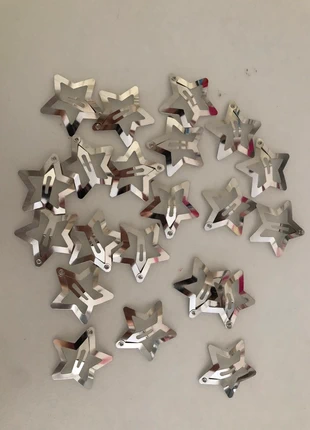 20 pieces cyber Y2K star hair clips, staat: Heel goed, € 10,00, € 11,20 inclusief Kopersbescherming