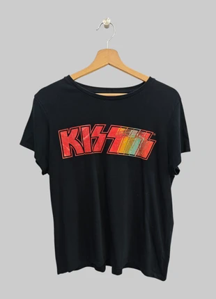 🖤 T-shirt band KISS – Logo arcobaleno distressed | Taglia L - TS5884 -, marca: KISS, estado: Muito bom, tamanho: L, €15.00, €16.45 inclui Proteção do Comprador Pro