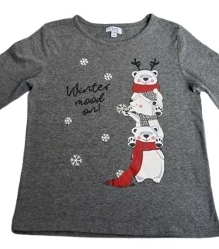 👚 Maglietta /cotone +orsetti bambina  5/6anni 👚 T-shirt, cotton + teddy bears  girls 5/6 years old, marke: OVS, zustand: Sehr gut, größe: 6 Jahre / 116, 5,00 €, 5,95 € inklusive Vinted-Käuferschutz