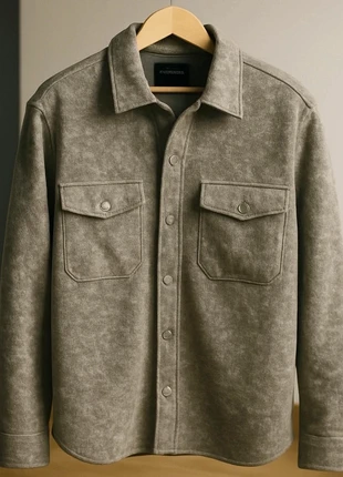 Surchemise en velours côtelé gris vintage streetwear overshirt casual retro size L sobrecamisa pana, marque: Pull & Bear, état: Neuf avec étiquette, taille: L, 19,99 €, 21,69 € Protection acheteurs incluse