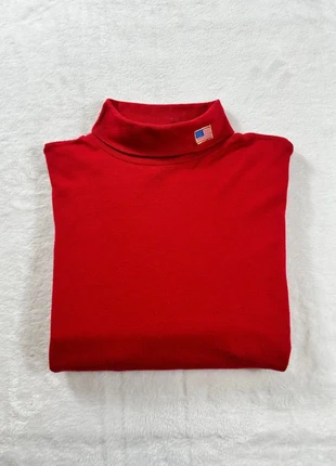 Pull sweat col roulé uni USA Bobbie Brooks - Taille L Homme - Rouge, marque: Bobbie Brooks, état: Très bon état, taille: L, 7,00 €, 8,05 € Protection acheteurs incluse