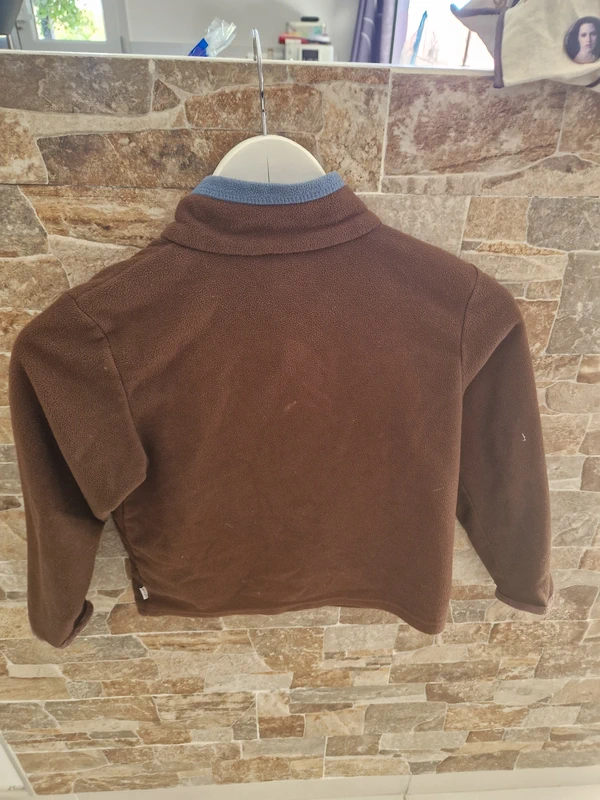 1 gilet zip taille 8 ans marron marque Quechua - photo numéro 5
