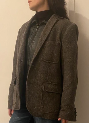 Veste tailleur en laine vintage gris marron, marque: JODHPUR, état: Neuf sans étiquette, taille: M / 38 / 10, 25,00 €, 26,95 € Protection acheteurs incluse