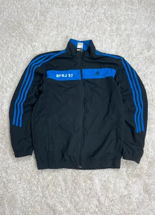 Adidas Vintage Waterproof Jacket M Black Retro Blue 3 Stripes Size M, marque: adidas, état: Très bon état, taille: M, 16,99 €, 18,54 € Protection acheteurs (Pro) incluse