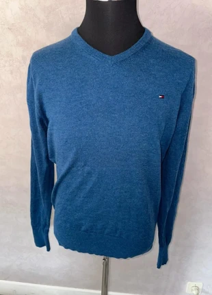 Pull col V tommy Hilfiger homme bleu, brand: Tommy Hilfiger, condition: Very good, size: M, €19.99, €21.69 includes Buyer Protection