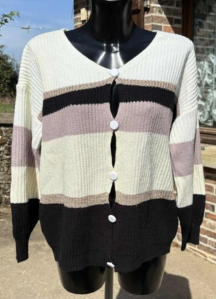 🧥 Gilet oversize boutonné – Femme – Taille 38, brand: Tendance, condition: Very good, size: M / 38 / 10, €6.00, €7.00 includes Buyer Protection