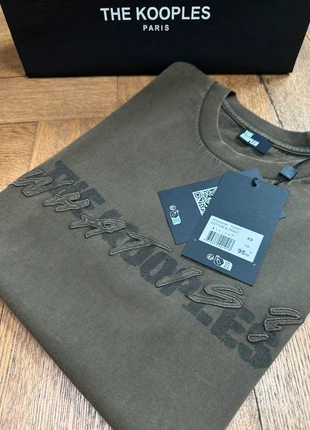 T-shirt The Kooples "what is" Kaki I Brodé I Xs I NSR1, marca: The Kooples, estado: Novo com etiquetas, tamanho: XS, €79.80, €84.49 inclui Proteção do Comprador Pro