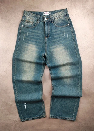 Jean marque indépendante baggy / loose fit, oversize Rfno world bleu délavé - Taille S, marke: Vintage Dressing, zustand: Sehr gut, größe: S, 65,00 €, 68,95 € inklusive Vinted-Käuferschutz