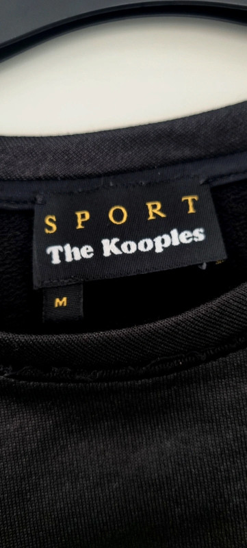 Tee-shirt noir sport the kooples taille M 38 très bon état - photo numéro 3