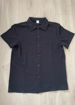 Chemise noire légère, estado: Nuevo sin etiquetas, tamaño: M, 12,00 €, 13,30 € Protección al comprador incluida