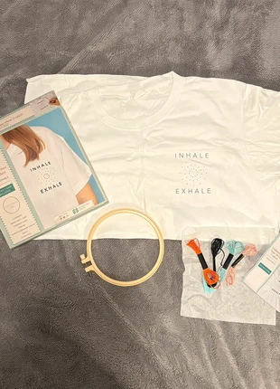 So Crafty - Embroider your Own T-Shirt kit - “Inhale Exhale” - Size Large, brand: So Crafty, condition: New with tags, £2.00, £2.80 includes Buyer Protection