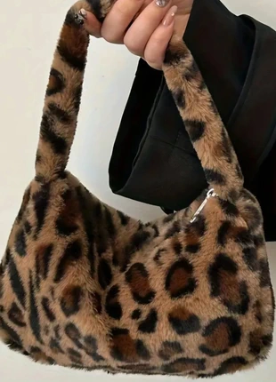 Sac à main effet fourrure imprimé léopard – neuf jamais utilisé, marque: sansnom., état: Neuf sans étiquette, 10,00 €, 11,20 € Protection acheteurs incluse