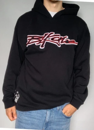 Sweat à capuche Blackone – broderie rouge/blanc – détails streetwear y2k style – Taille M, marca: Carhartt, estado: Muy bueno, tamaño: M, 34,00 €, 36,40 € Protección al comprador incluida