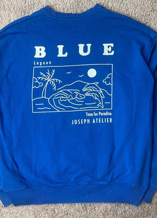 Pull/Hoodie/Sweat Joseph Atelier Blue Lagoon | Bleu/Blanc/Marine | Taille M, brand: Joseph Atelier, condizioni: Ottime, taglia: M, €70.00, €74.20 include la Protezione acquisti