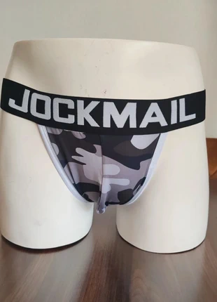 Jockstrap Jockmail – Camouflage gris/noir – Taille L, merk: Jockmail, staat: Nieuw met prijskaartje, maat: L, € 10,00, € 11,20 inclusief Kopersbescherming