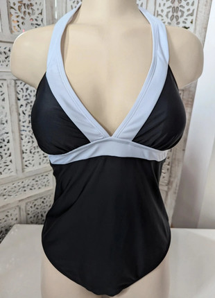 👙 Maillot de Bain 1 Pièce Femme Cupshe - Taille M (disponible en L, XS), Couleur Noir et Blanc 🖤🤍, marque: Cupshe, état: Très bon état, taille: M / 38 / 10, 19,00 €, 20,65 € Protection acheteurs (Pro) incluse