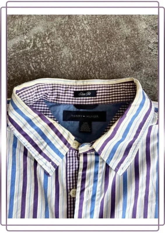 Chemise homme Tommy Hilfiger L Slim Fit - Men shirt - Herrenhemd - Camicia uomo - photo numéro 3