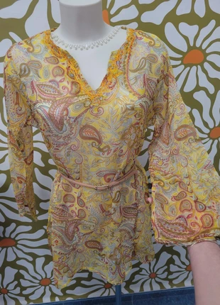 Robe d'été transparente india, marca: Kbas, estado: Muy bueno, tamaño: M / 38 / 10, 5,00 €, 5,95 € Protección al comprador incluida