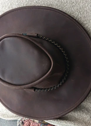 Leather hat, brand: Kikadu, condition: Very good, size: S, £8.00, £9.10 includes Buyer Protection