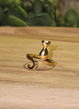 Anel ajustável de aço inoxidável, marca: Tendance, estado: Novo com etiquetas, tamanho: Ajustável, €9.99, €11.19 inclui Proteção do Comprador