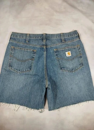 Short en jeans Carhartt workwear vintage bleu avec pacth W36 XL Homme, marque: Carhartt, état: Très bon état, taille: XL / 42 / 14, 25,00 €, 26,95 € Protection acheteurs (Pro) incluse