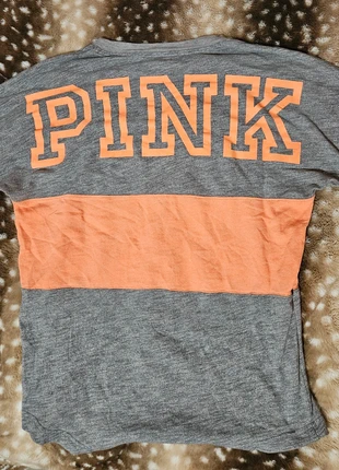 Spirit jersey orange VS PINK oversized shirt, brand: Victoria's Secret PINK, condition: Very good, size: S / US 4-6, $4.00, $4.90 includes Buyer Protection