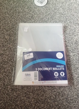 A5 plastic wallets, brand: Tallon, condition: New with tags, £1.00, £1.75 includes Buyer Protection