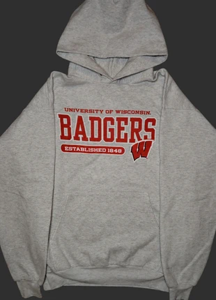 Sweat badgers Wisconsin university universitaire school école collège oldschool usa, brand: Hanes, condition: Very good, size: L, €20.00, €21.70 includes Buyer Protection Pro