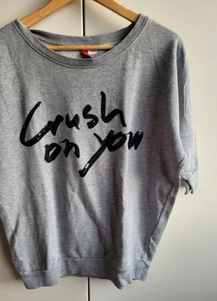 Vintage Oversize Sweater Pailletten Crush on you Baumwolle Viskose Retro, merk: Vintage Love, staat: Heel goed, maat: XS / 34 / 6, € 9,00, € 10,15 inclusief Kopersbescherming