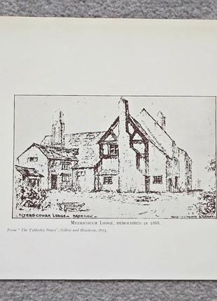 Myerscough Lodge - Vintage Print - 1956, brand: NO LABEL, condition: Good, £8.99, £10.14 includes Buyer Protection Pro