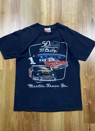 Chase Authentics Chevrolet Y2k 57 Chevy 50th Anniversary T-shirt Top Large 2007, brand: Chase Authentics, condition: Very good, size: L, £10.00, £11.20 includes Buyer Protection Pro