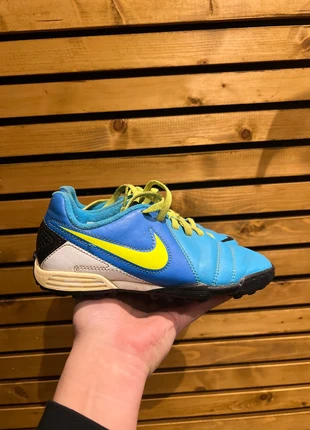 Nike GS CTR360 Enganche III TF Football Boots Shoes Blue Lime Green Black Kids Boys UK 13.5, brand: Nike, condition: Very good, size: 13 child | EU 32, £17.50, £19.20 includes Buyer Protection