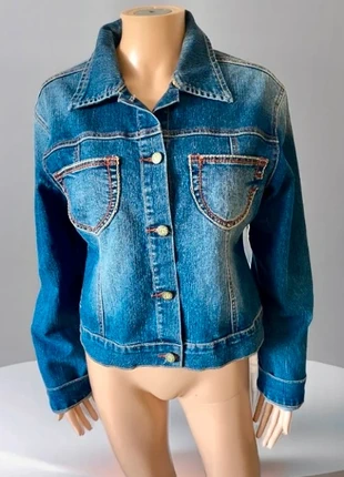 Veste jeans, marca: Vintage, estado: Muito bom, tamanho: XL / 42 / 14, €15.00, €16.45 inclui Proteção do Comprador Pro