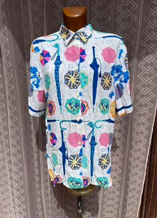 Camicia multicolor L/xl, marca: Made In Italy, estado: Muy bueno, tamaño: XL / 42 / 14, 4,50 €, 5,43 € Protección al comprador incluida