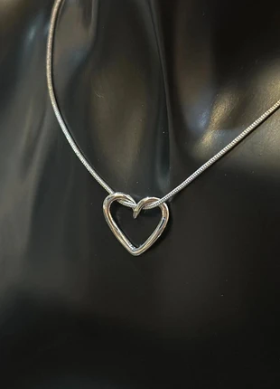 Silver Heart Pendant Necklace | Minimalist Dainty Chain | Classic Everyday Jewellery Stainless Steel, brand: heart pendent necklace, condition: New without tags, £9.85, £11.04 includes Buyer Protection