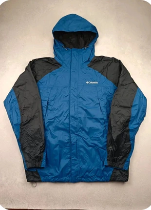 Veste Imperméable Coupe-vent à capuche vintage Columbia Omni-tech noir/bleu marine taille XL, brand: Columbia, condition: Very good, size: XL, €36.00, €38.50 includes Buyer Protection Pro