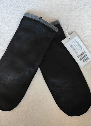 Moufles femme en cuir noir COS M/L, marque: COS, état: Neuf avec étiquette, taille: M, 39,00 €, 41,65 € Protection acheteurs (Pro) incluse