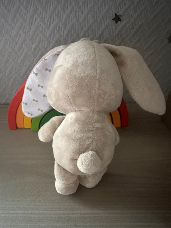 Doudou Peluche Léo le Lapin - photo numéro 2