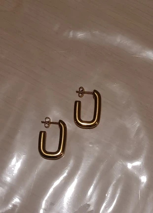 boucles d'oreille dorées, brand: Satine, condizioni: Nuovo con cartellino, €2.00, €2.80 include la Protezione acquisti