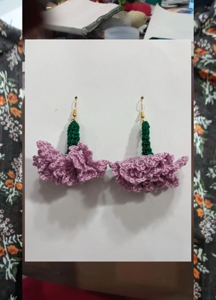 Pendientes crochet, marque: Artesania, état: Très bon état, 10,00 €, 11,20 € Protection acheteurs incluse