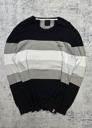 🌊 Pull Oxbow Vintage Rayures Noires Grises Blanches L Surfwear 2000s, marque: Oxbow, état: Très bon état, taille: L, 24,95 €, 26,90 € Protection acheteurs (Pro) incluse