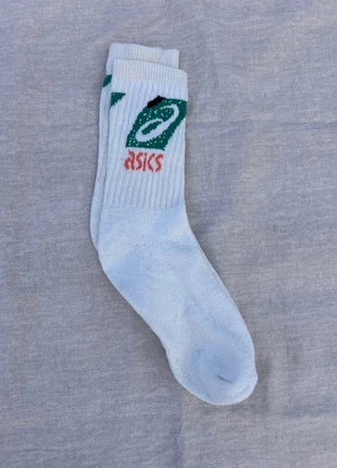 Calzini vintage ASICS – sportivi e super retrò! 🧦 Orange juice 🍊 e green apple 🍏, marque: Asics, état: Très bon état, taille: S | 38–42, 10,00 €, 11,20 € Protection acheteurs incluse