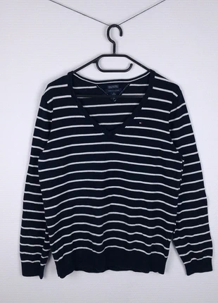 Pull à rayures en col V Tommy Hilfiger Femme - Taille XL - Excellent état - Style Casual Chic, marke: Tommy Hilfiger, zustand: Neu, größe: XL / 42 / 14, 17,99 €, 19,59 € inklusive Vinted-Käuferschutz