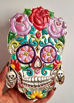 Calavera Mexicana decorativa, marca: Chingona, estado: Muy bueno, 28,00 €, 30,10 € Protección al comprador incluida