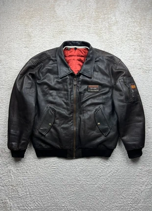 Blouson cuir Aviateur Redskins vintage US 90's - cuir marron - XXXL homme, marca: Redskins, estado: Muy bueno, tamaño: XXXL, 169,90 €, 179,10 € Protección al comprador incluida