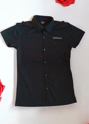 🌹 Chemise manche courte noire Pointe evolution - Garçon 14 ans🌹, état: Très bon état, taille: 10 ans / 140 cm, 12,00 €, 13,30 € Protection acheteurs incluse