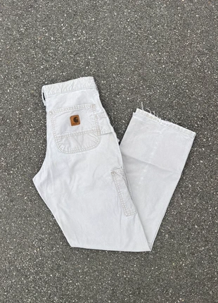 Pantalon carhartt B151 TAN single knee workwear baggy gris vintage - Taille 28x32, brand: Carhartt, condizioni: Ottime, taglia: IT 38 | W28, €29.00, €31.15 include la Protezione acquisti Pro